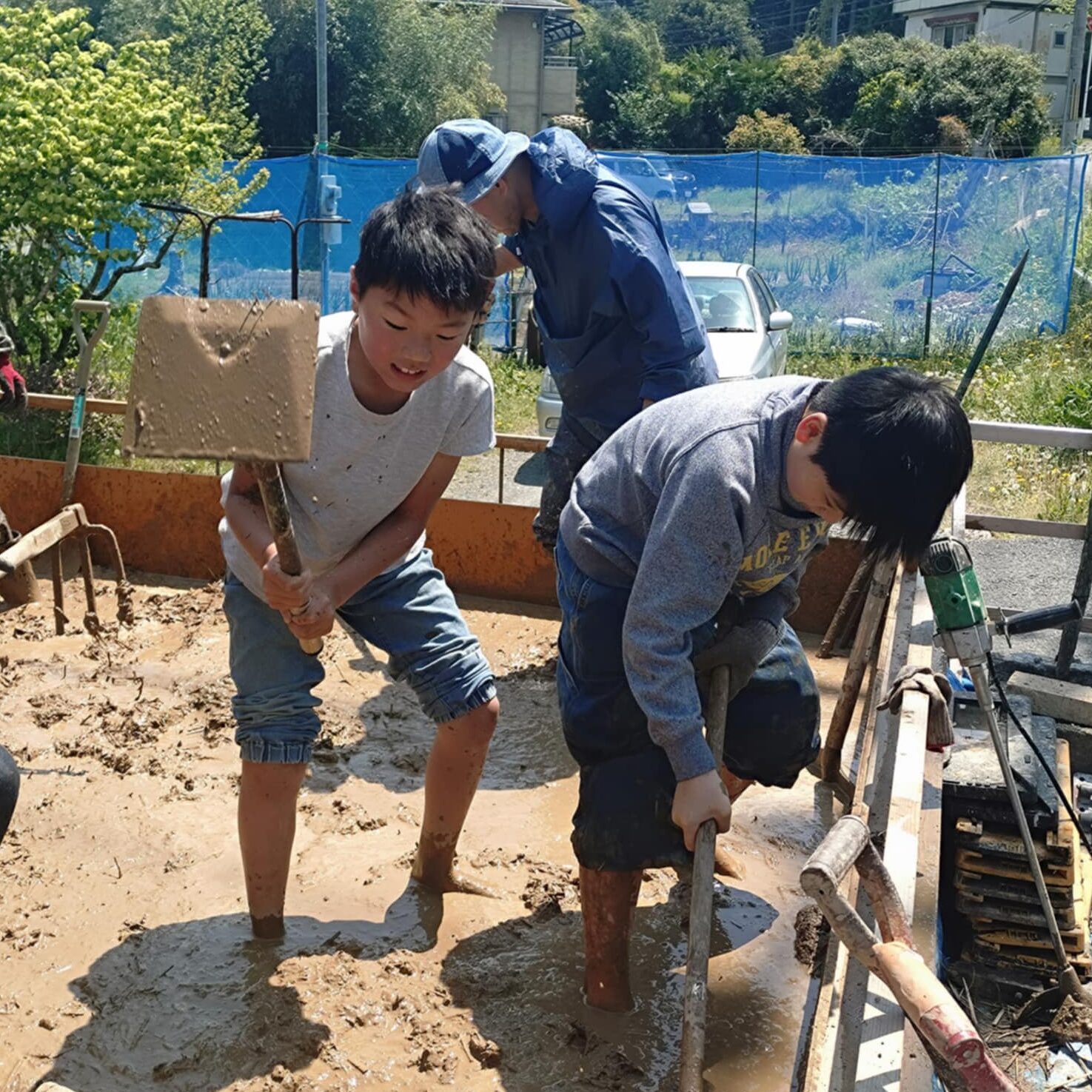 【まなぶ】「壁土つくり＆壁落とし」