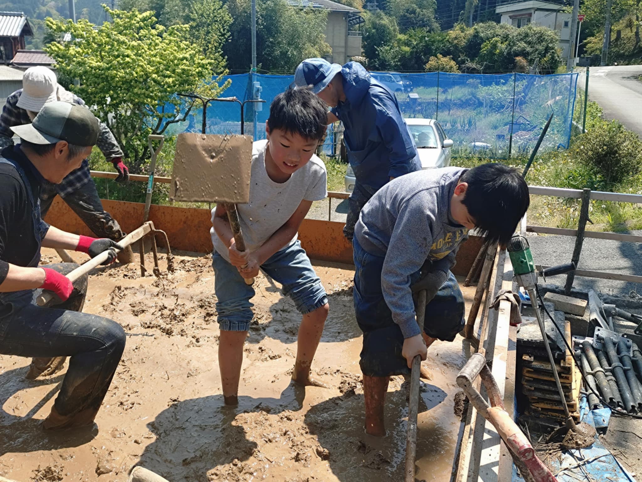 【まなぶ】「壁土つくり＆壁落とし」